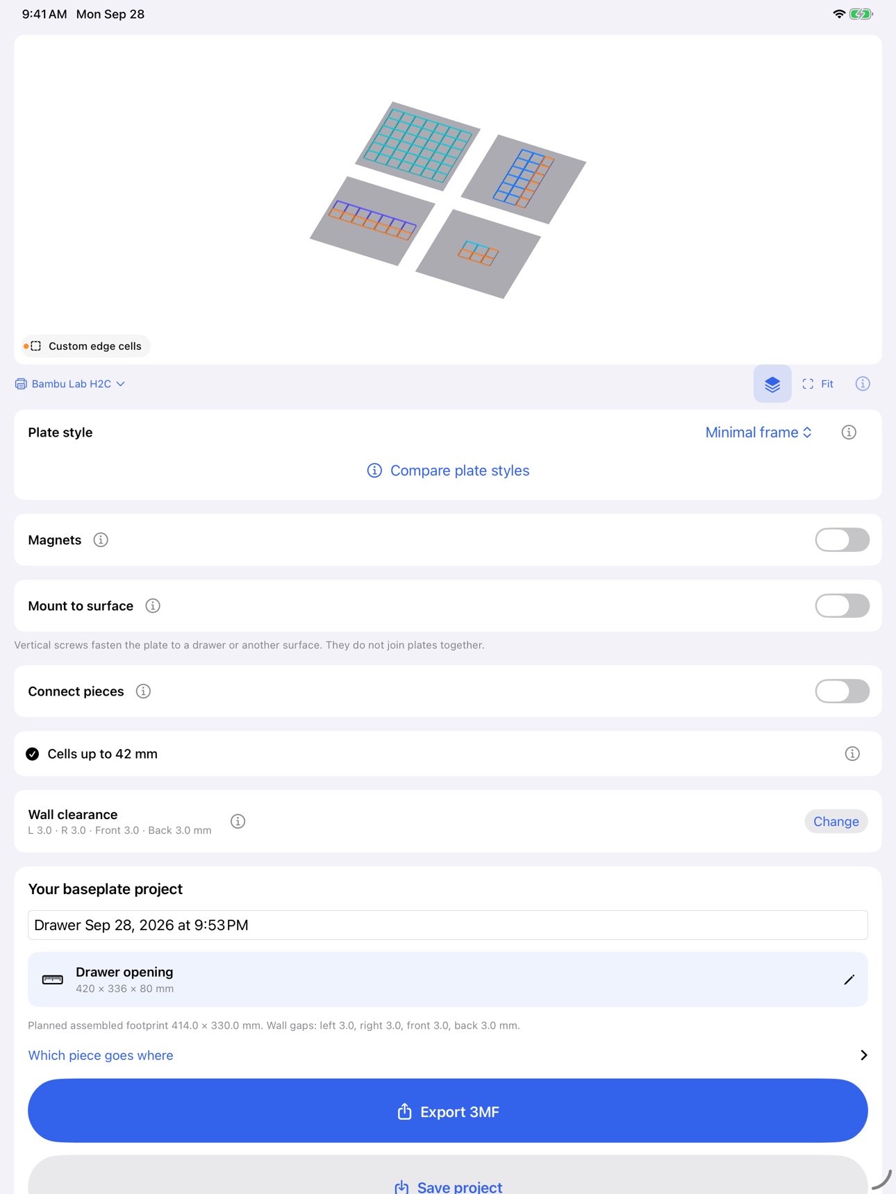 Screenshot 11 of FitGrid: Gridfinity Designer