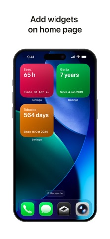 Berlingo - Sober Days Counter iPhone screenshot