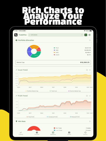 TradeFlex iPad screenshot