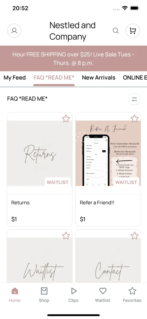 Screenshot #1 pour Nestled and Company