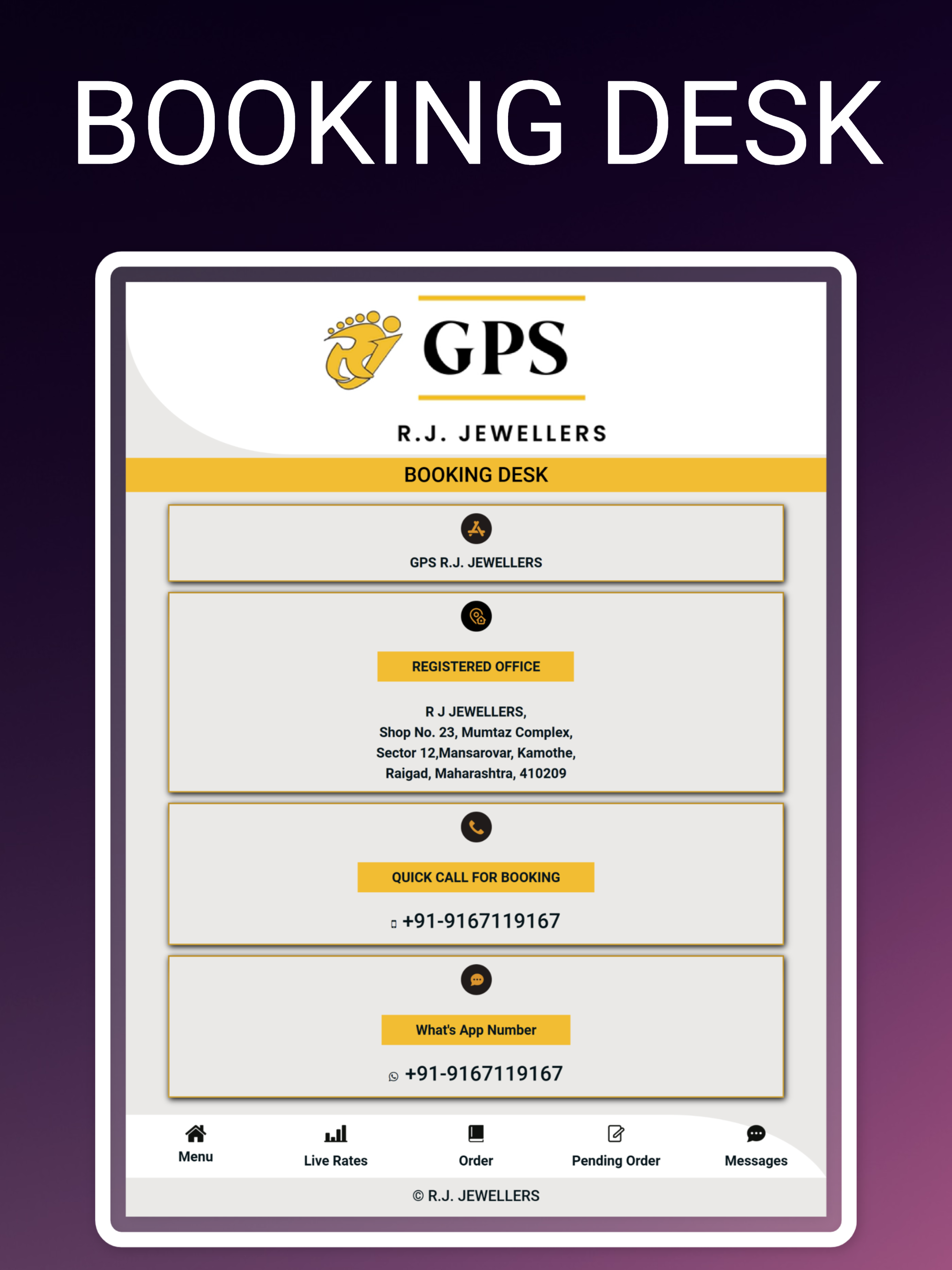 GPS - R J Jewellers