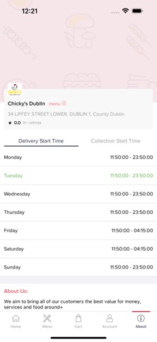 Chickys Dublin screenshot