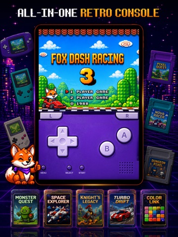 Retro Game Console Emulator iPad screenshot