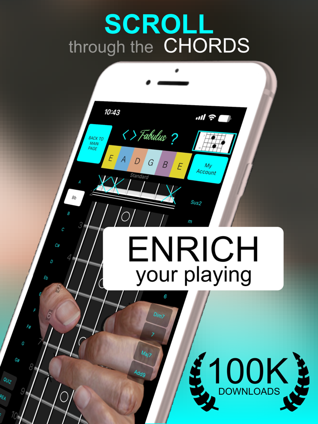‎Guitar Chord Analyzer: FABULUS Screenshot