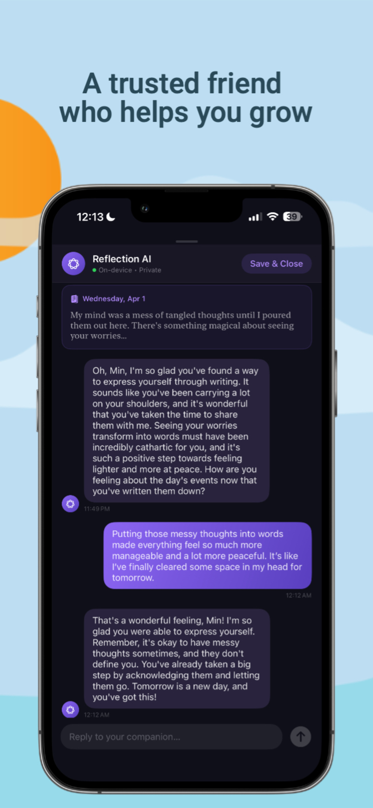 deepen: AI Private Journal