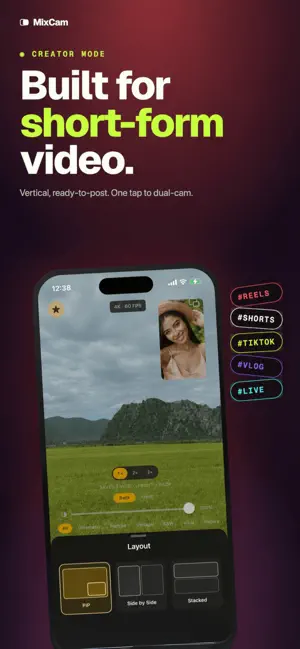MixCam: Dual Video Recorder screenshot 3