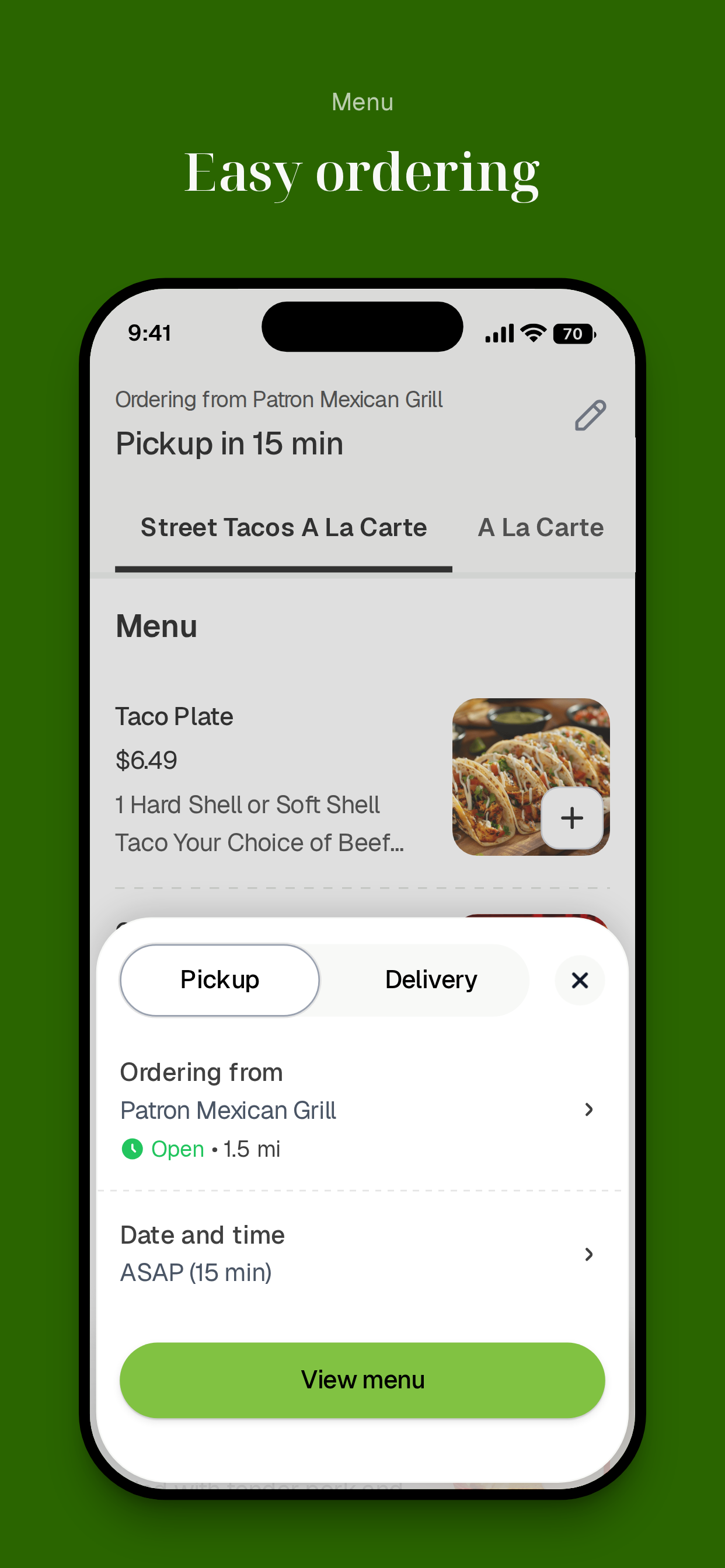 Patron Mexican Grill To Go screenshot 3