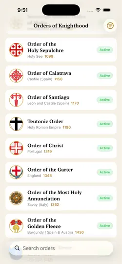 Скриншот Orders Of Knighthood на iPhone 2