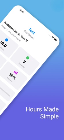 Volunteer Hours Tracker screenshot