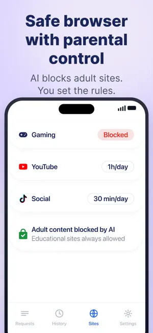 Weblock Browser screenshot 1