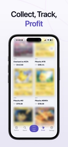 TCG Card Scanner Price Tracker iPhone screenshot