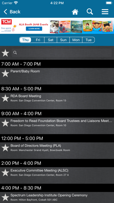 ALA Mobile Conference Screenshot