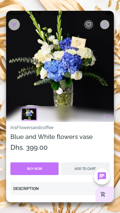 Iris Flowers & Gifts Screenshot