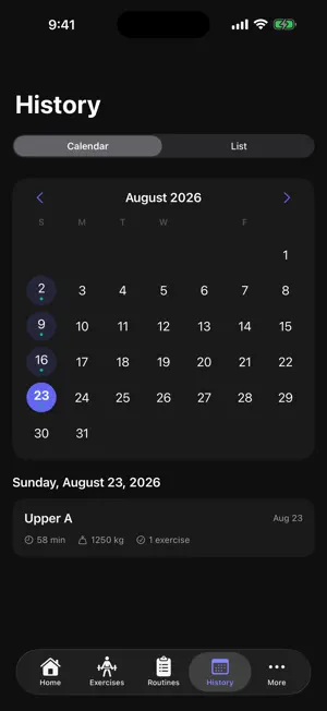 GymCoach: Workout Planner screenshot 3