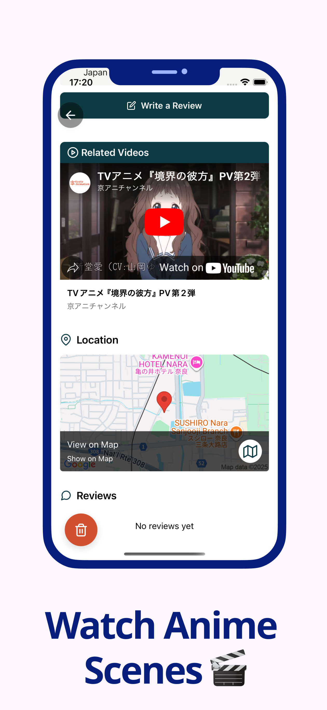 ANIME TRAVEL | VISIT JAPAN Map screenshot 5