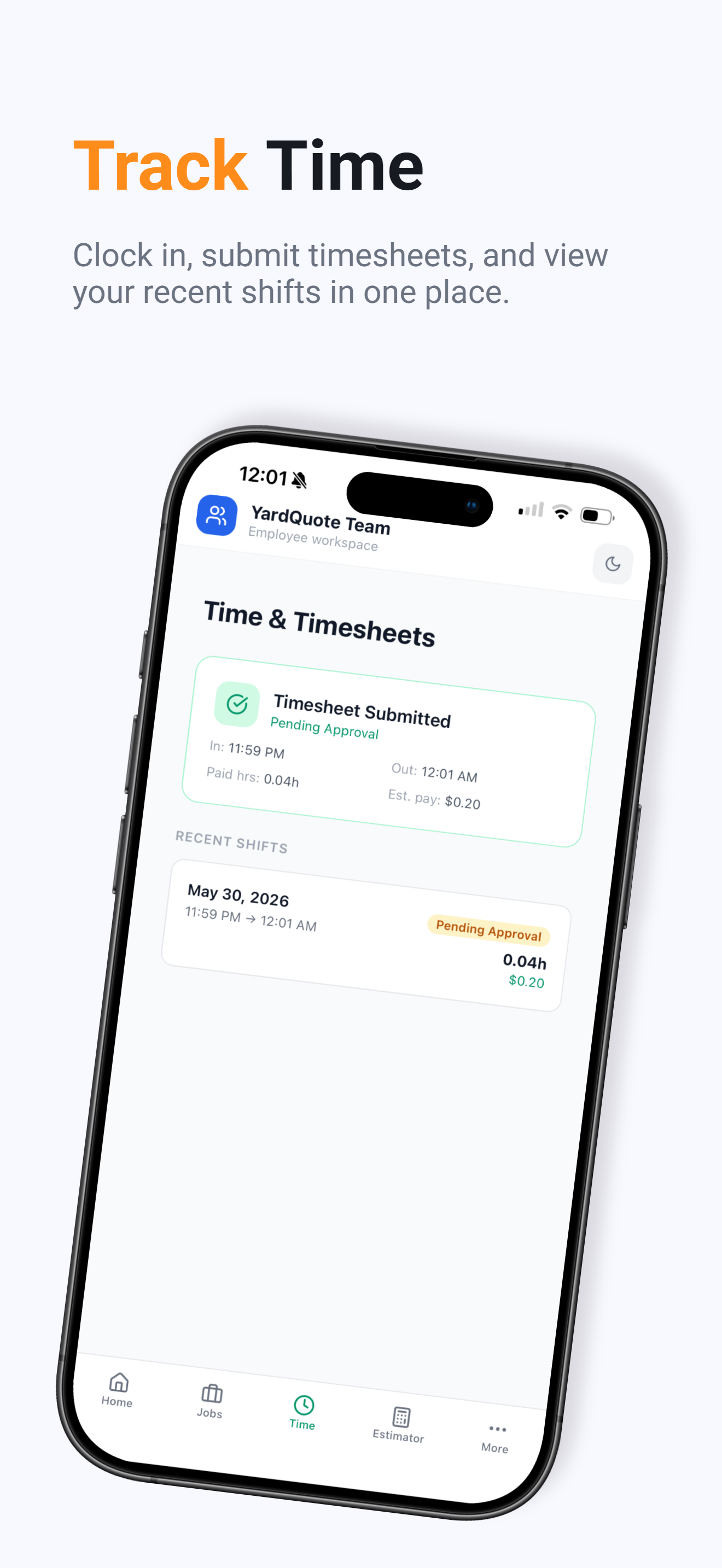 YardQuote Team: Employee Hub