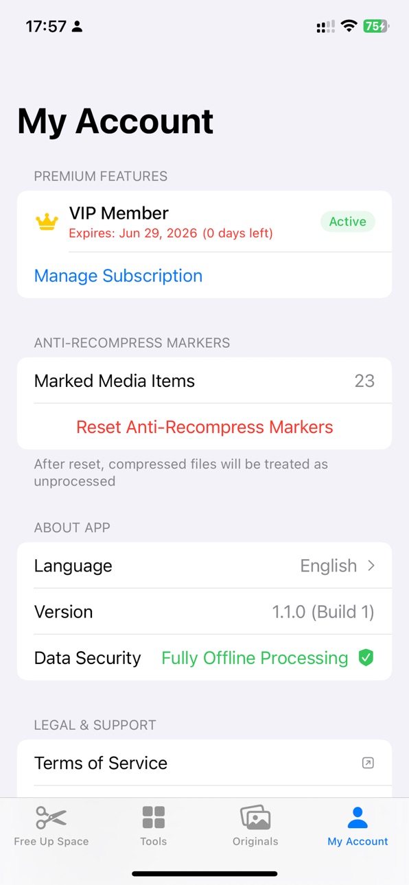 iPhone screenshot