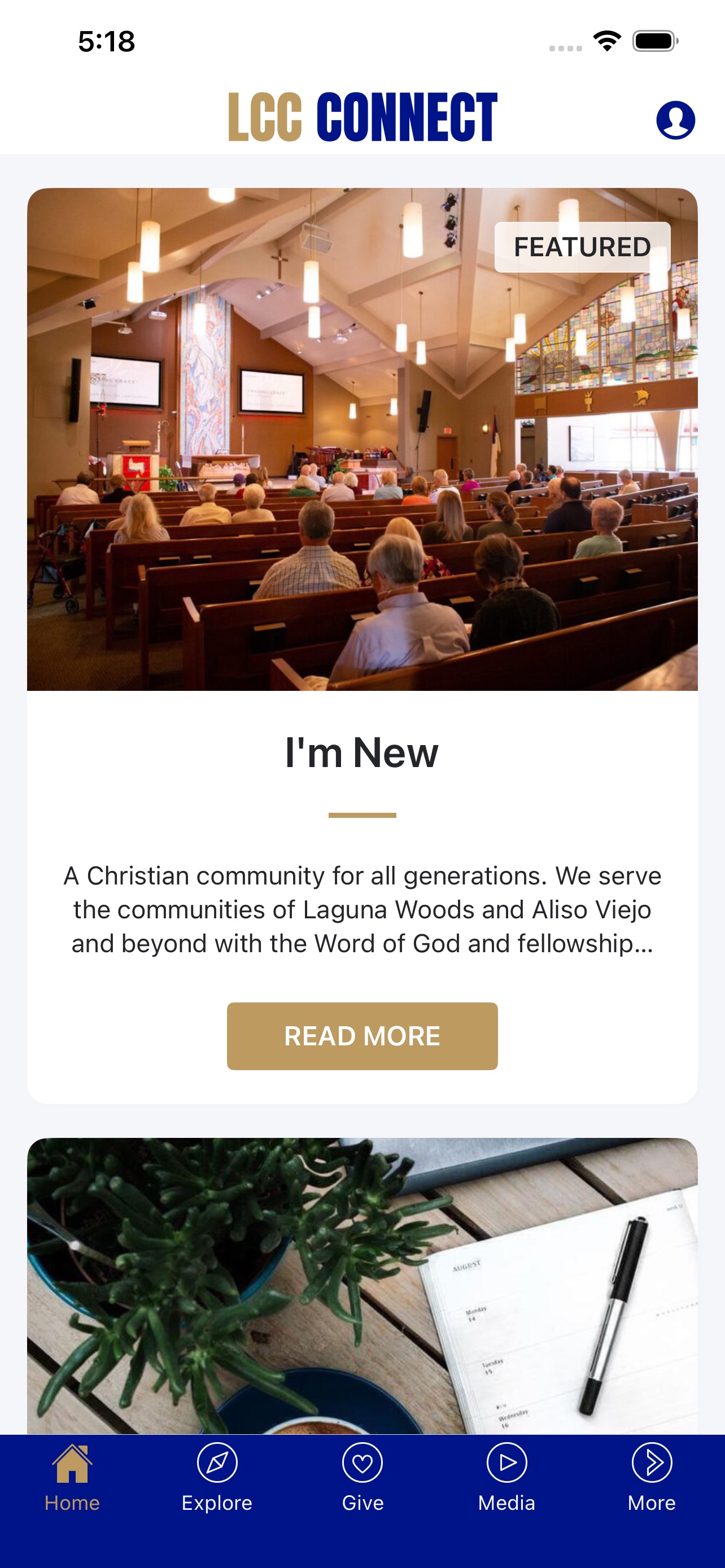Screenshot 1 of Lutheran Church of The Cross