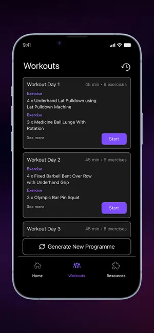 StrongSets screenshot 2