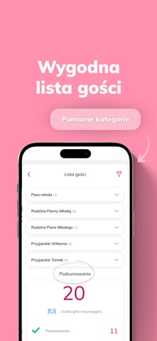 Planer ślubny - Wesele z klasą iPhone screenshot 7