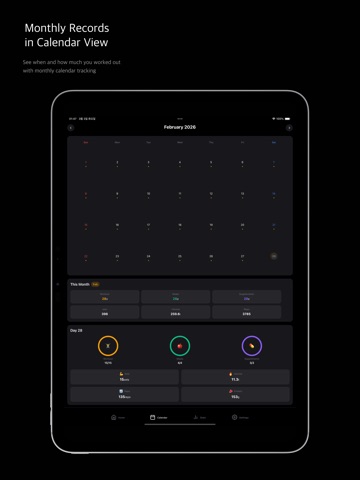 Deukgeun: Gym Workout Tracker iPad screenshot