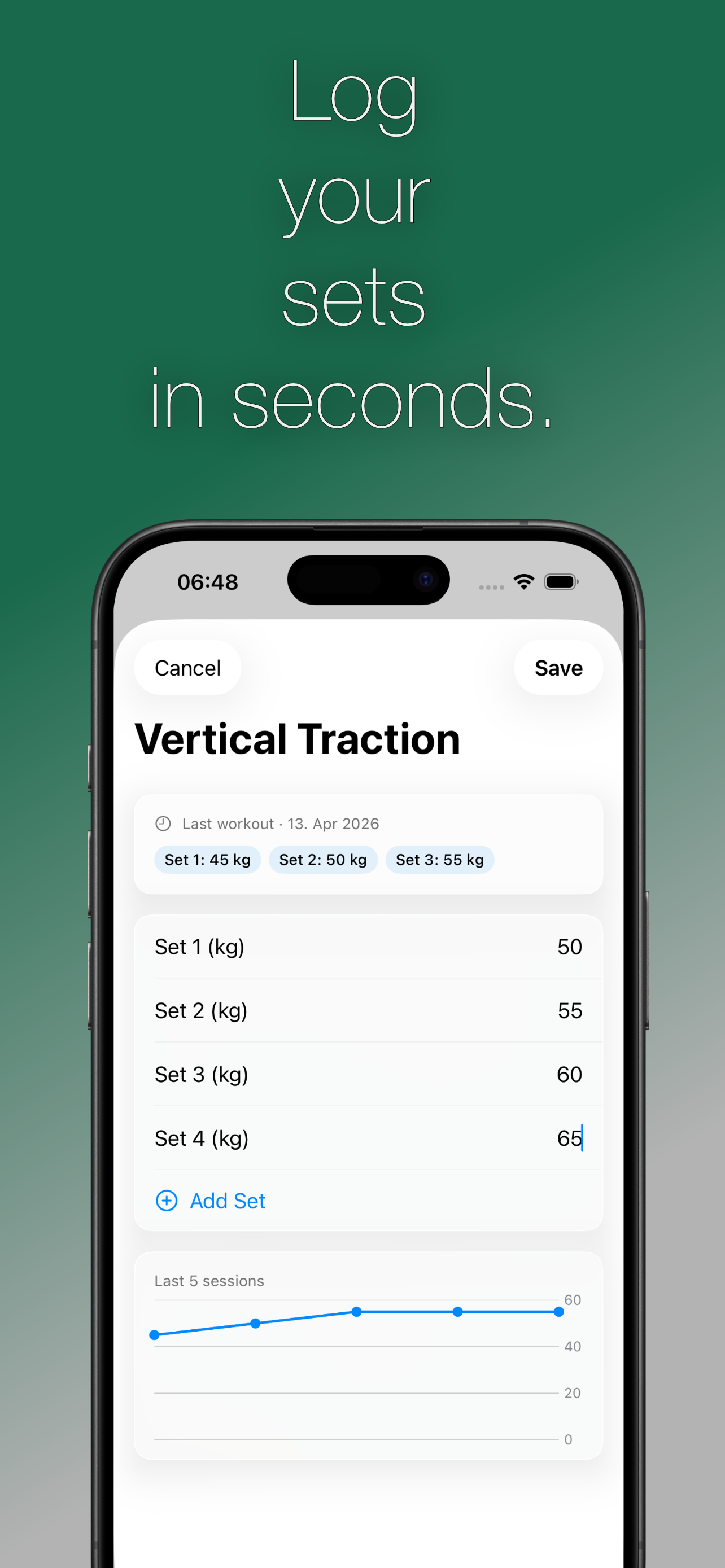 MyIronLog screenshot 5