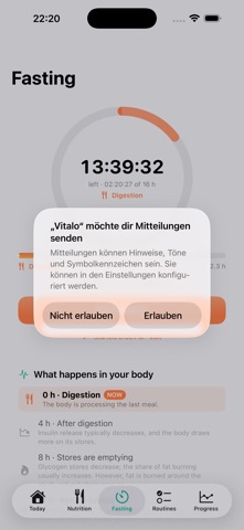 Vitalo: Calorie & Fasting Screenshot 4 of 6