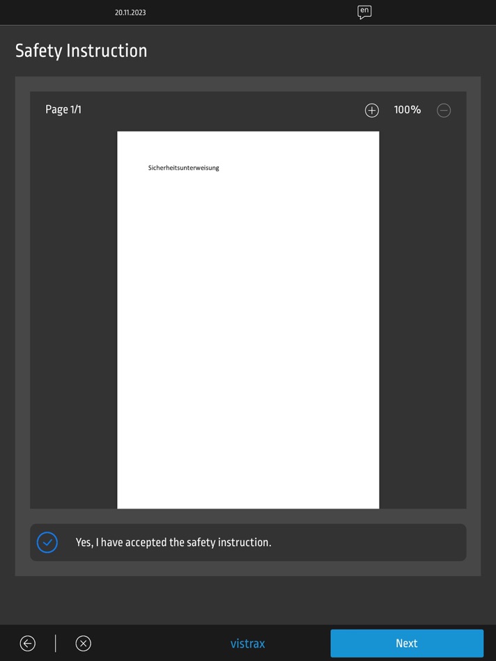 #8. vistrax Self Input (iOS) 由: CONZE Informatik GmbH