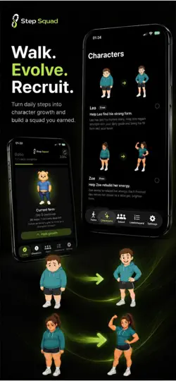 Screenshot von Step Squad Go auf dem iPhone 2
