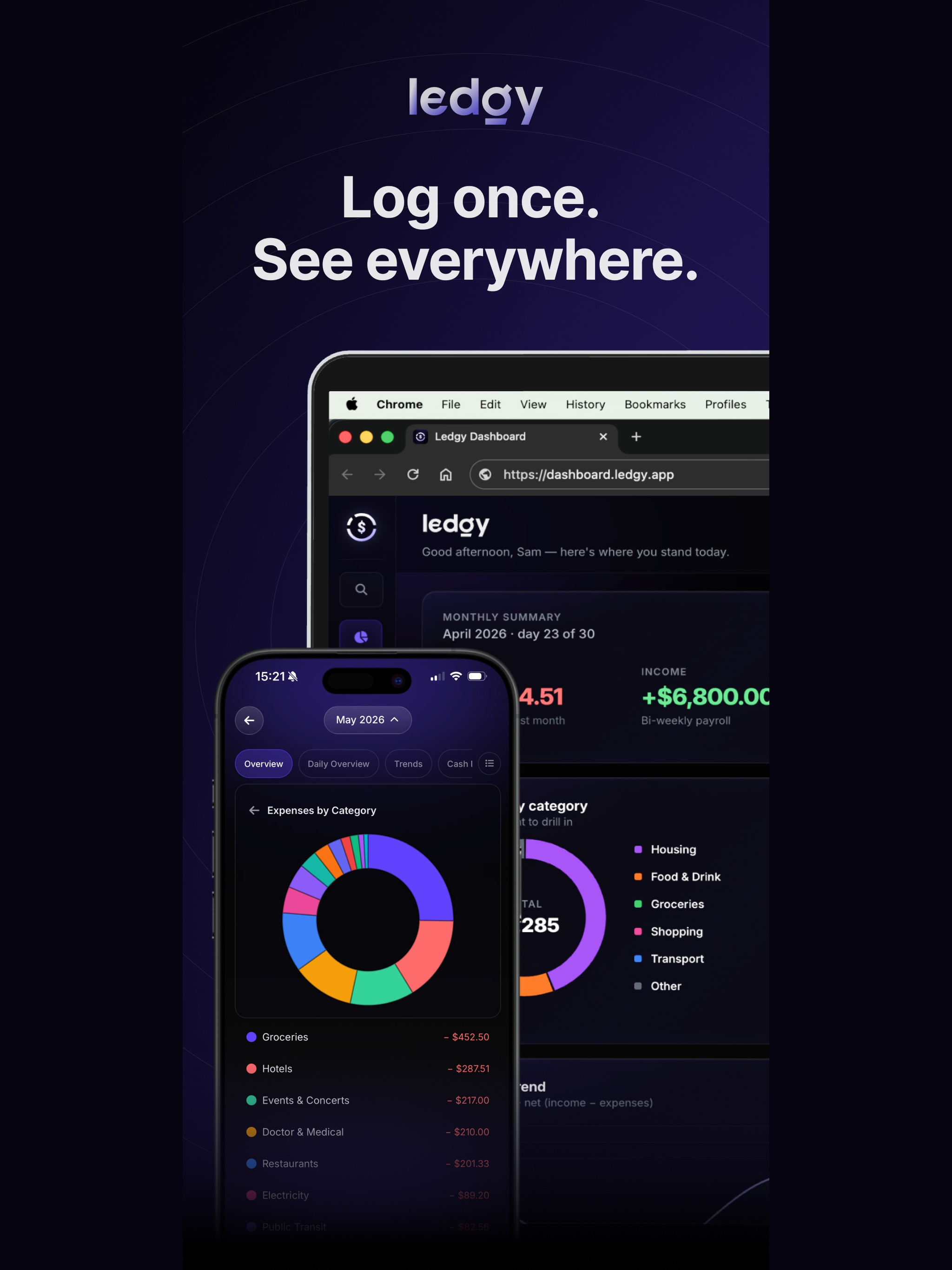 Ledgy Voice Expense Tracker