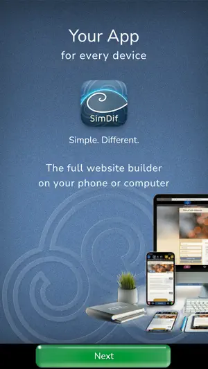 SimDif — Website Builder screenshot 1