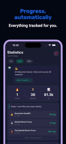 Arvo: AI Workout Coach Screenshot 3 of 10