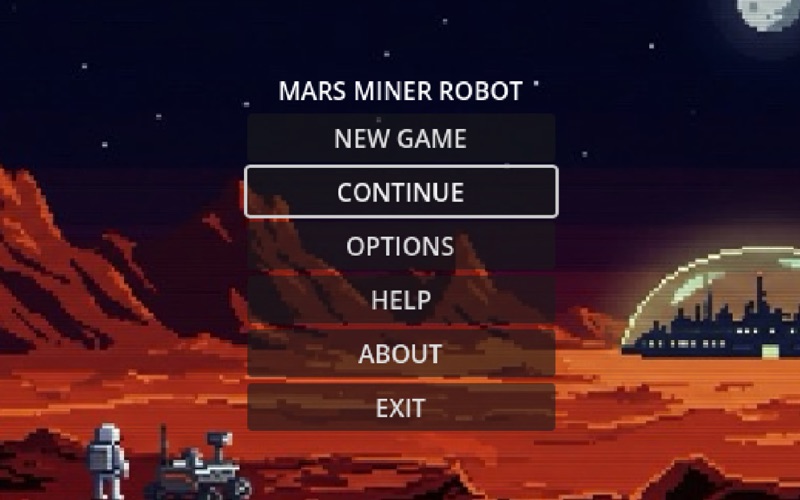 Mars Miner Robot app screenshot