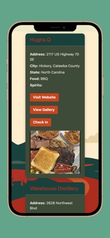 Carolinas Bourbon & BBQ Trail Screenshot 4 of 6
