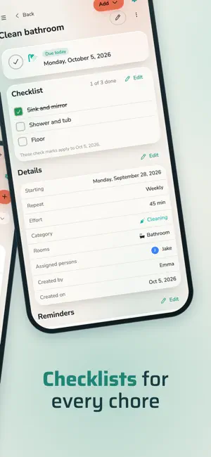 Household Planner & Chores screenshot 3