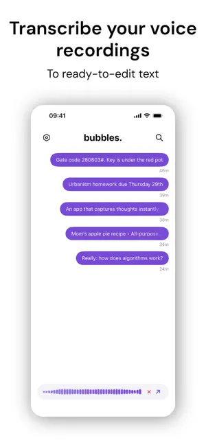 bubbles - Your notes, faster screenshot 2
