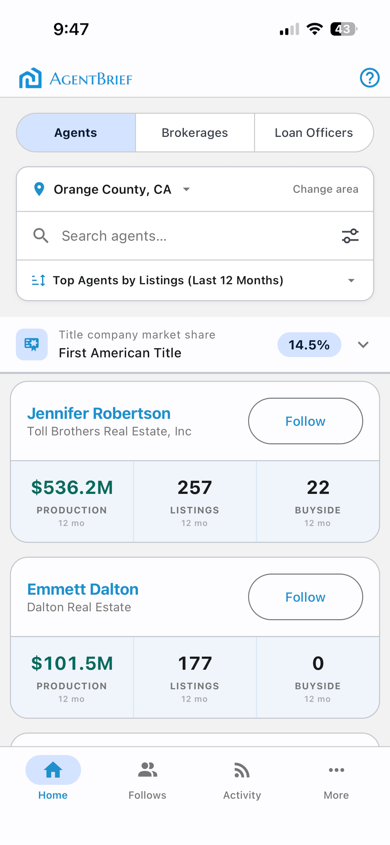 AgentBrief screenshot 2