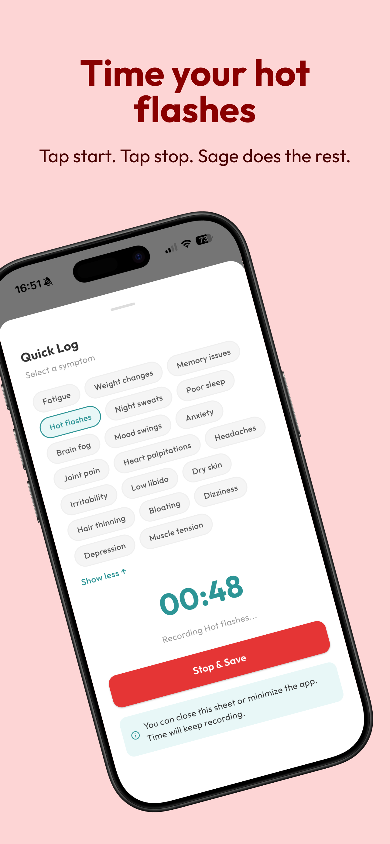 Sage: Menopause Tracker