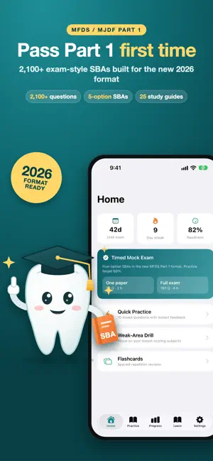 MFDS Dentistry Prep screenshot 1