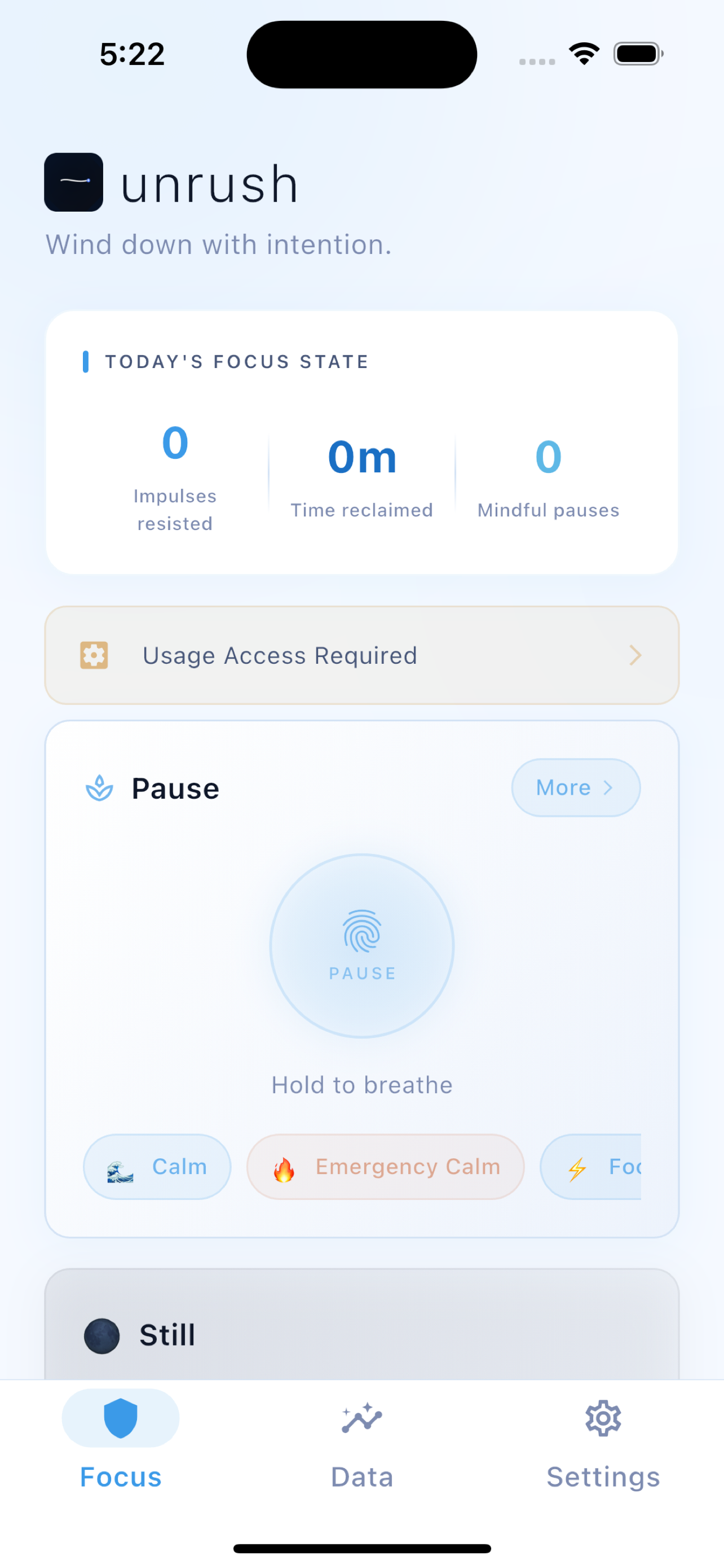 Unrush App screenshot 3
