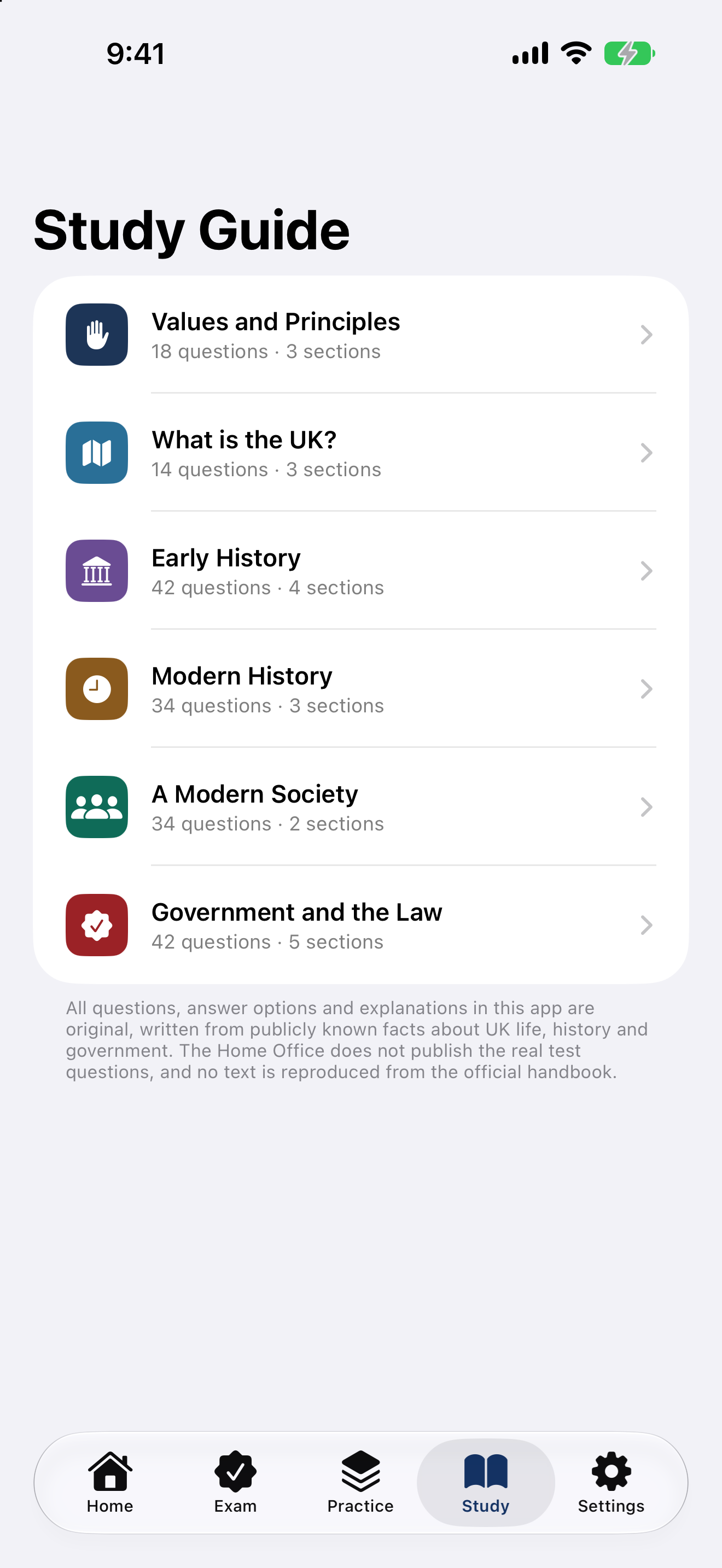 UK Citizenship Test Prep screenshot 4