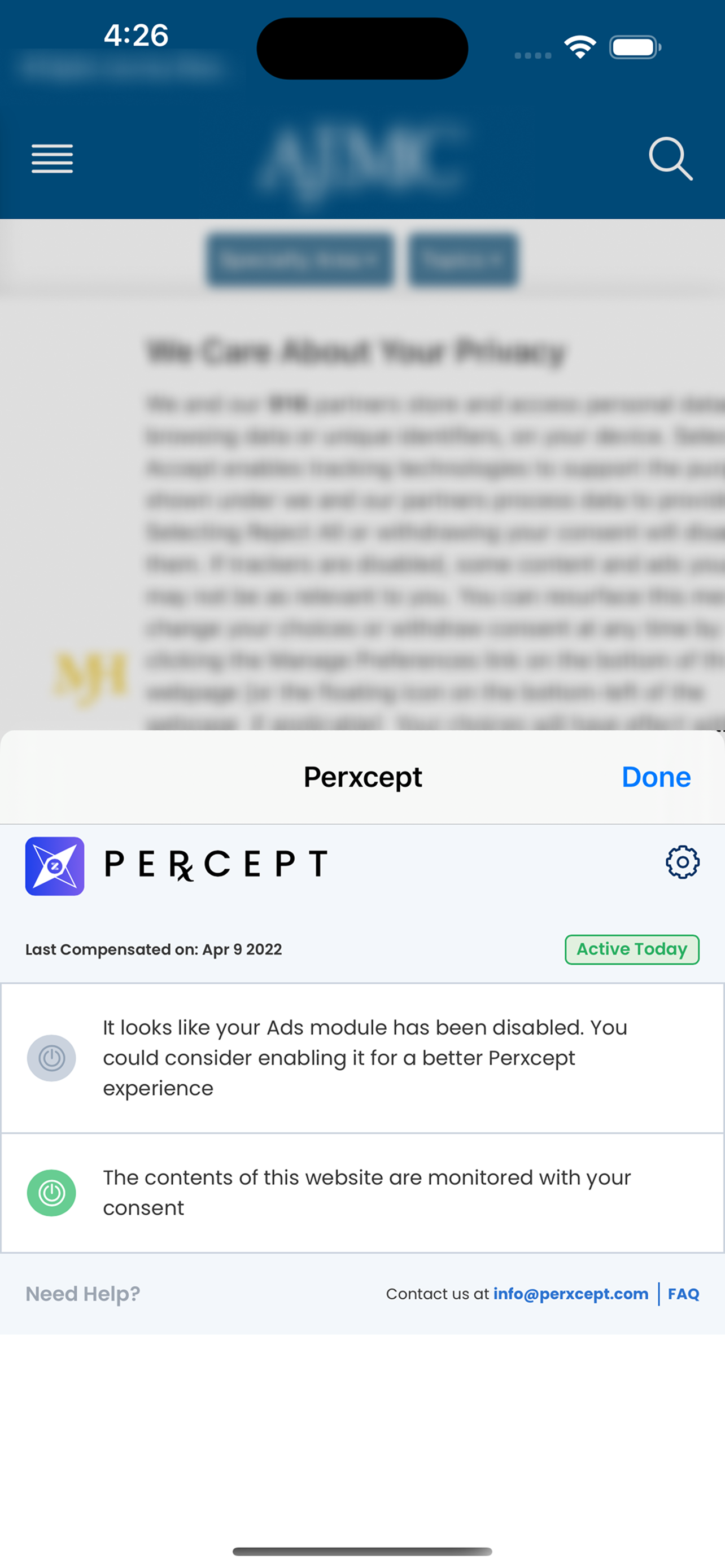 Perxcept