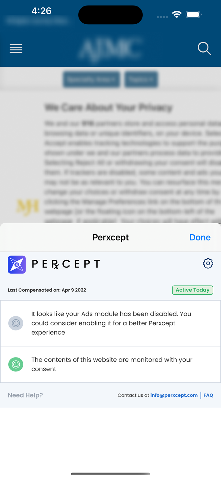 Perxcept screenshot 5