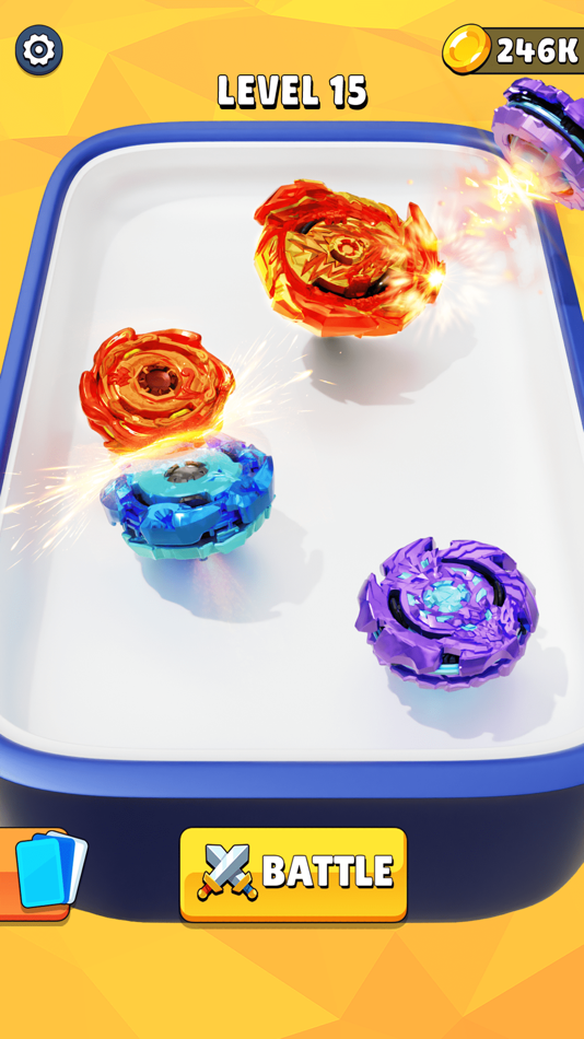 #5. Spinner Battle Merge Master (iOS) Podle: Dead Pixel