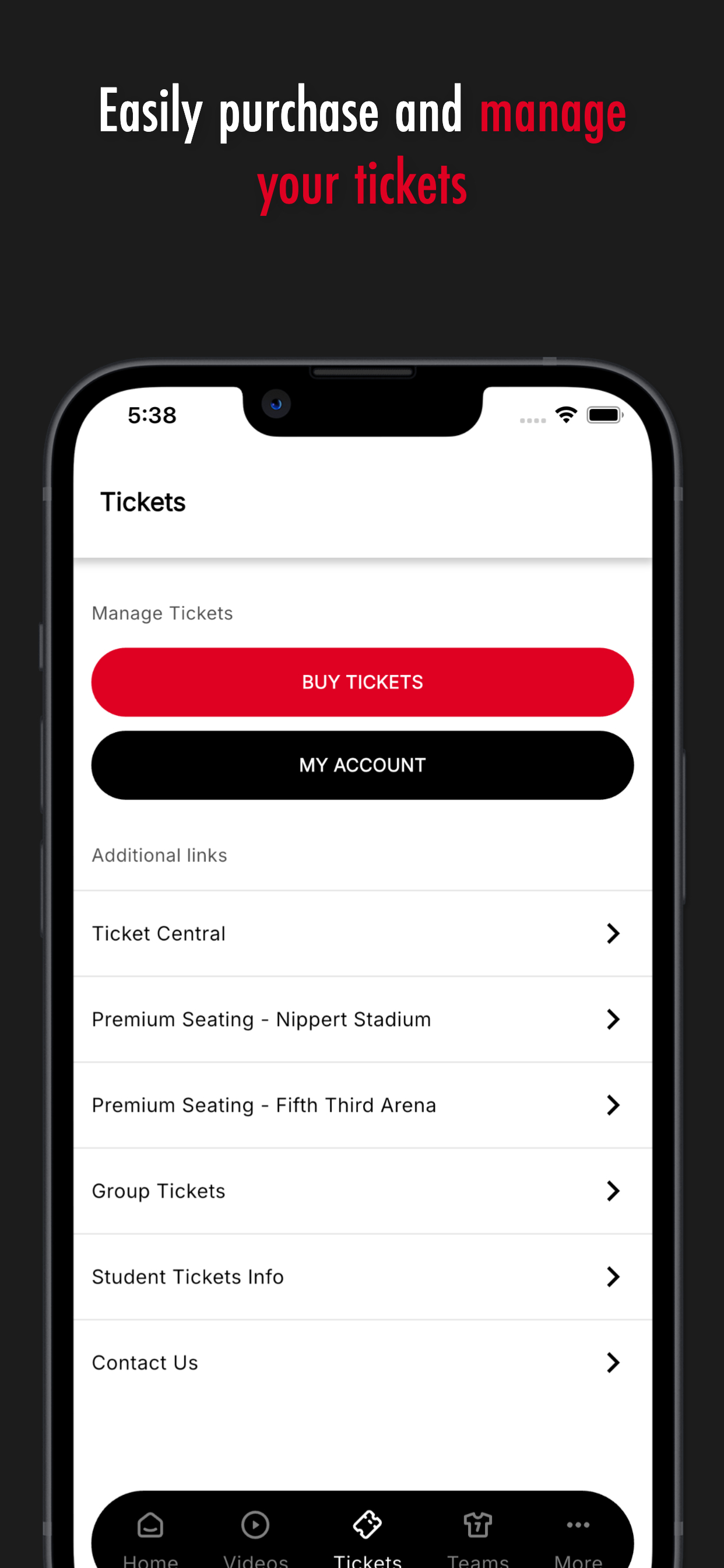 Cincinnati Bearcats screenshot 3