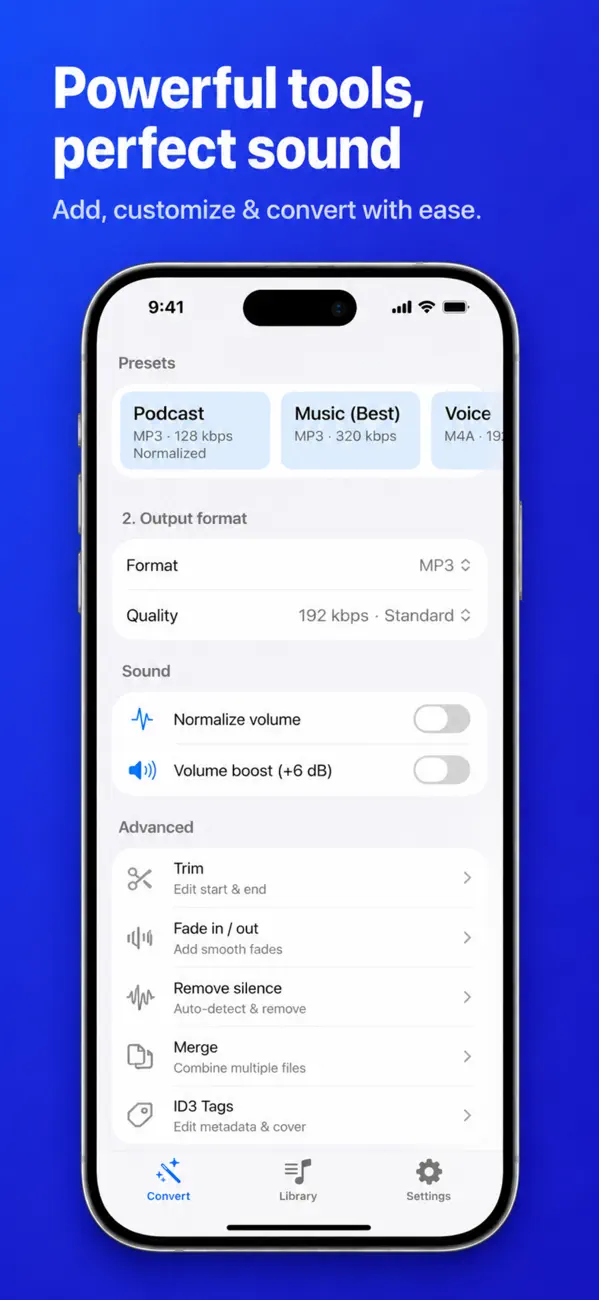 Convertor: Audio & Video screenshot