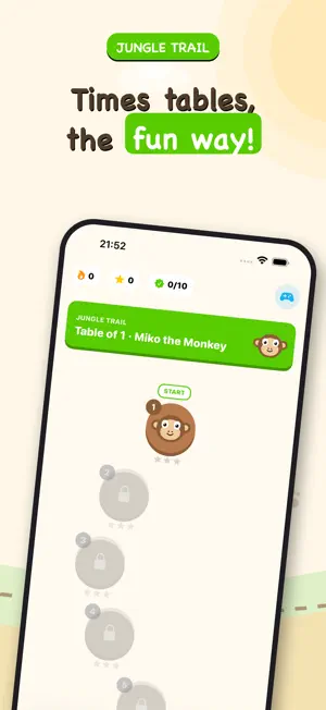 Multiplication Jungle screenshot 1