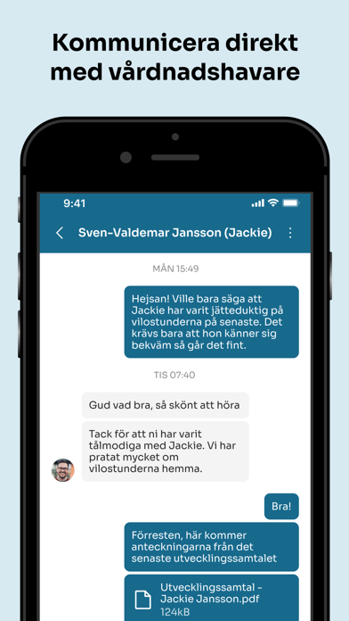 Förskoleappen Screenshot