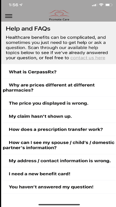 Promote Care Screenshot