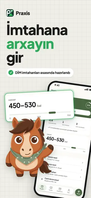 Praxis.az: İmtahan Hazırlığı screenshot 1